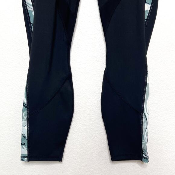 Athleta Black Marble Precision 7/8 Tight High Rise Size Medium - Picture 3 of 9